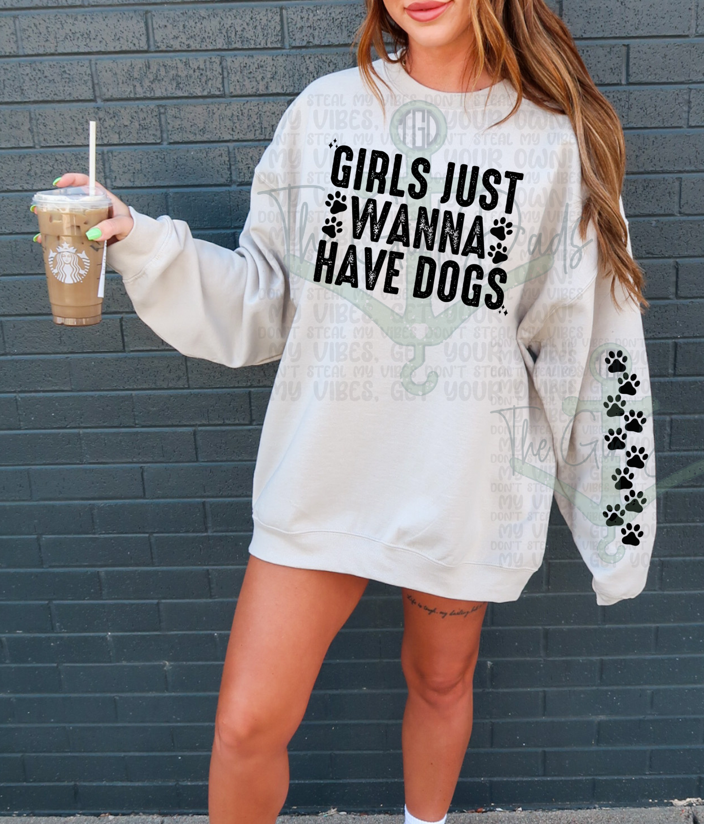 Girls Just Wanna Have Dogs Top Design