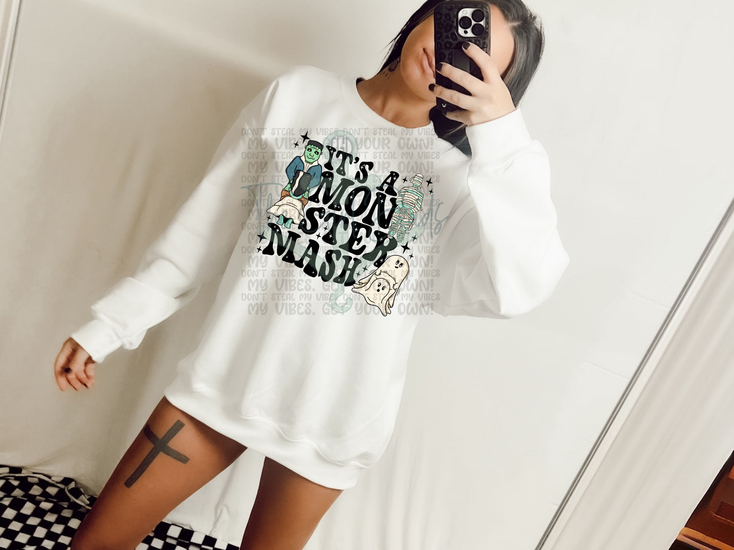 It's A Monster Mash Top Design
