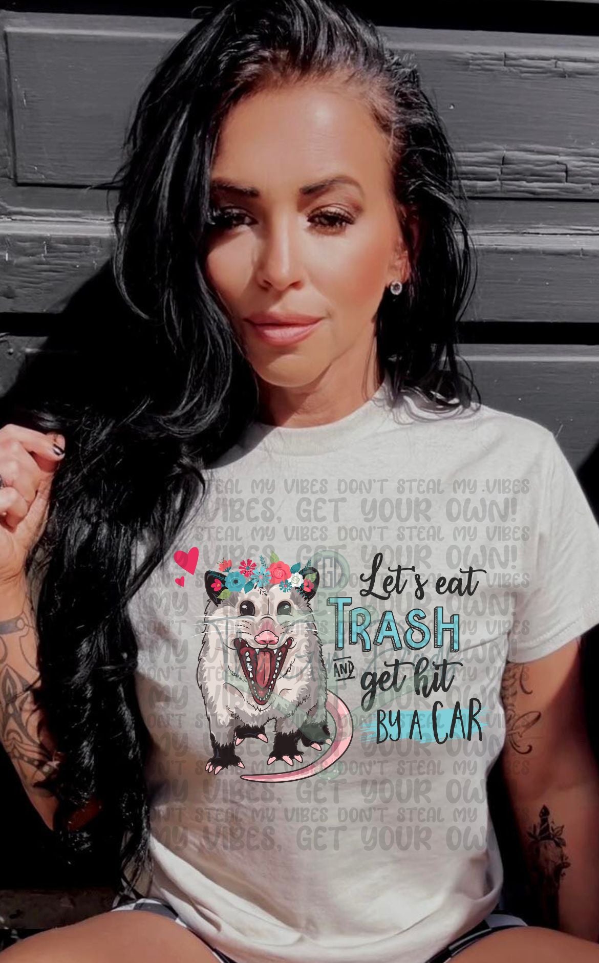 Let's Eat Trash And Get Hit By A Car Top Design