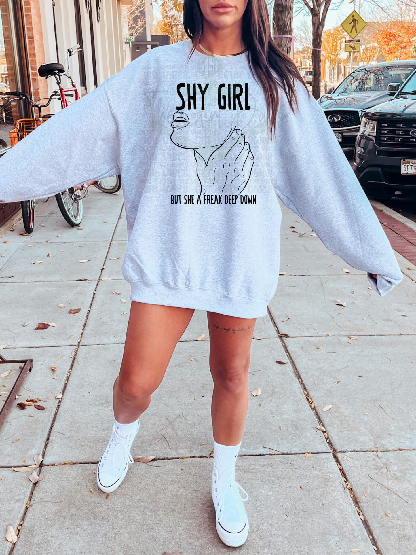 Shy Girl But She A Freak Deep Down Top Design