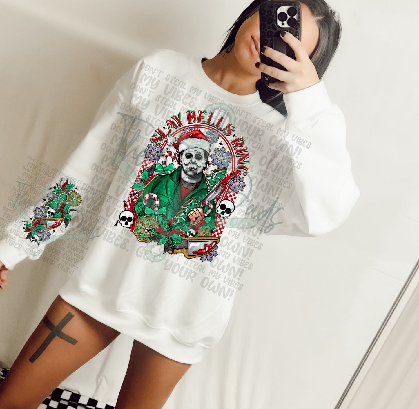 Slay Bells Ring Top Design