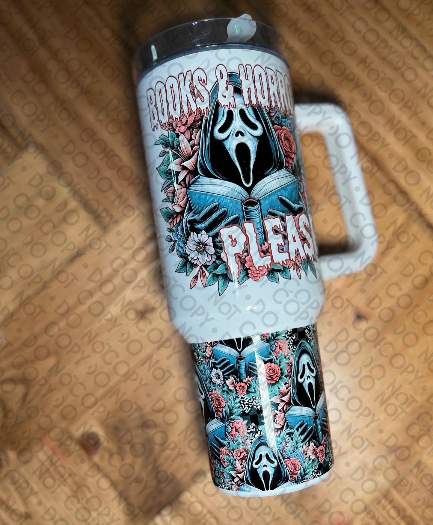 Books & Horror Please 40oz Dupe