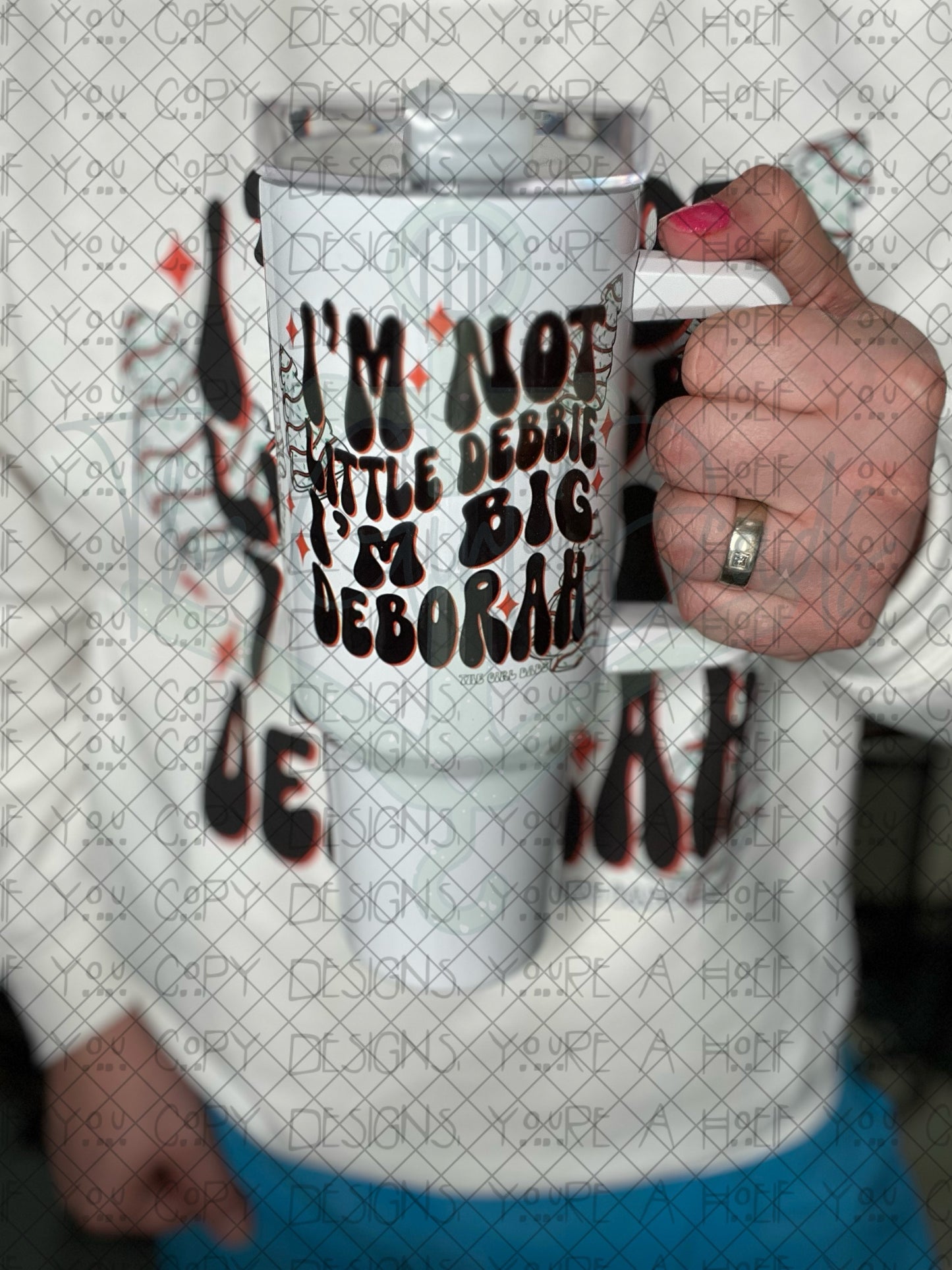 *EXCLUSIVE* I'm Deborah 40oz Dupe