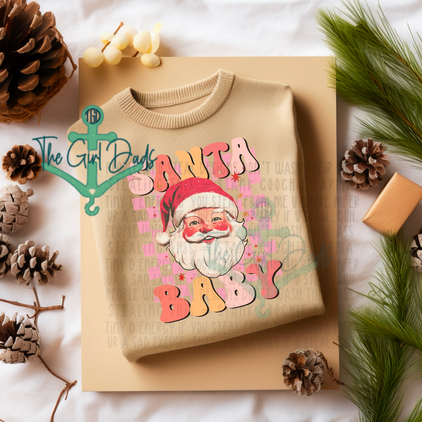 Santa Baby Top Design