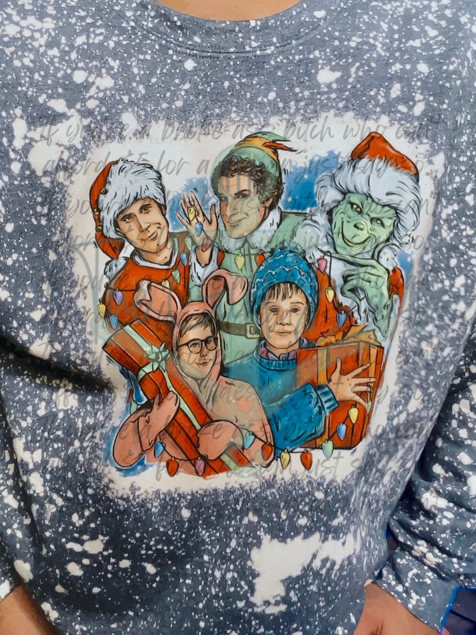 Christmas Movie Friends Top Design