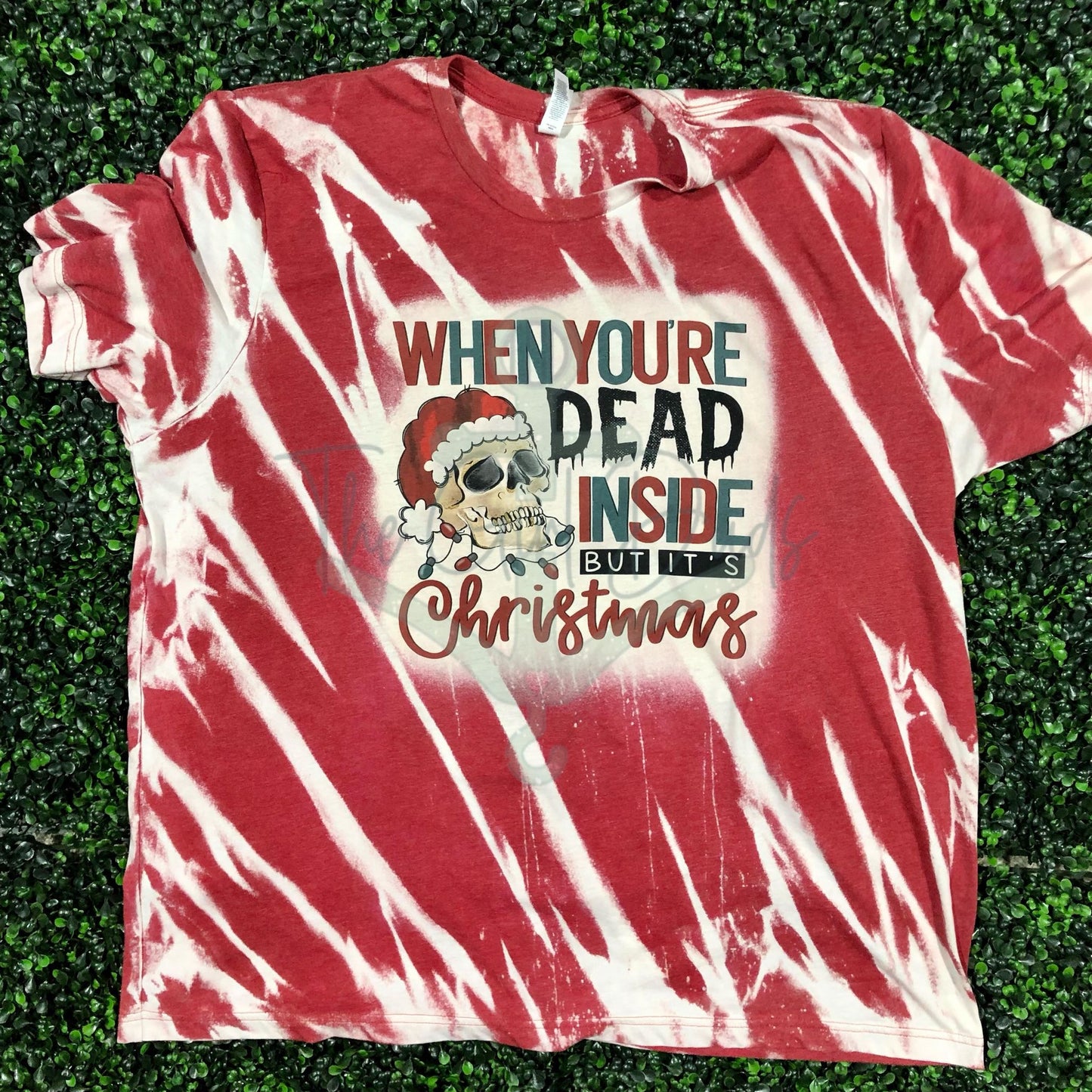 Dead Inside but its Christmas Top Design