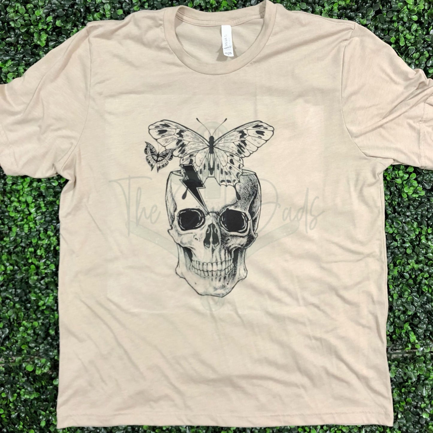 Butterfly Skull Top Design