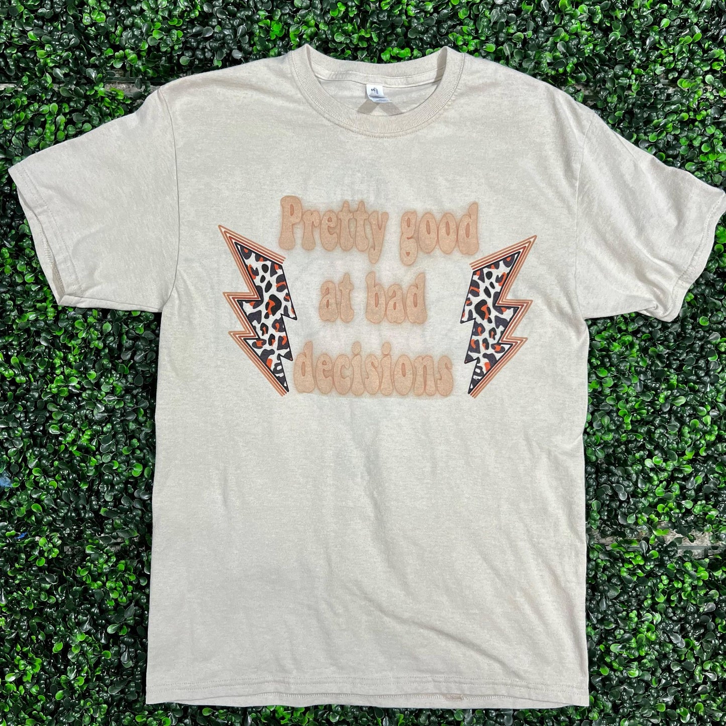 Pretty Good at Bad Decisions Top Design