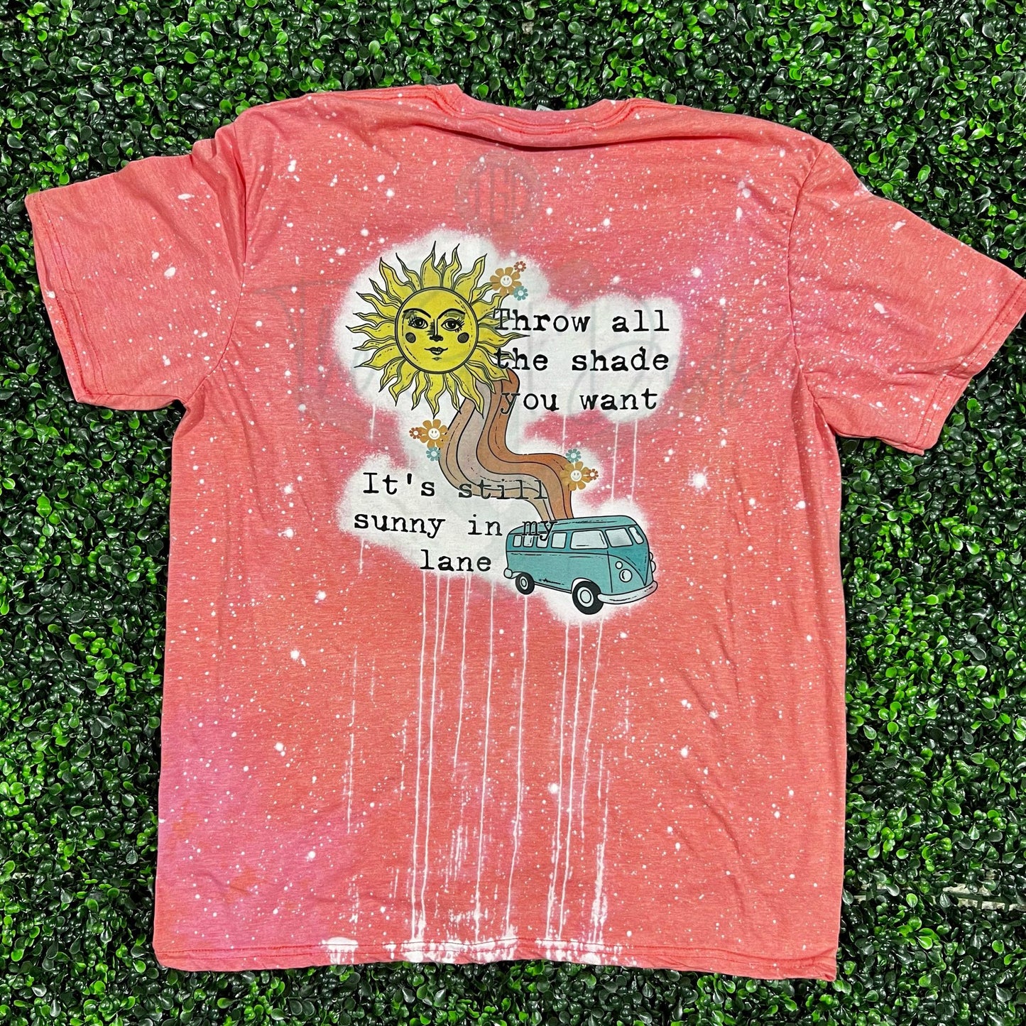 Sunny In My Lane (Front & Back) Top Design