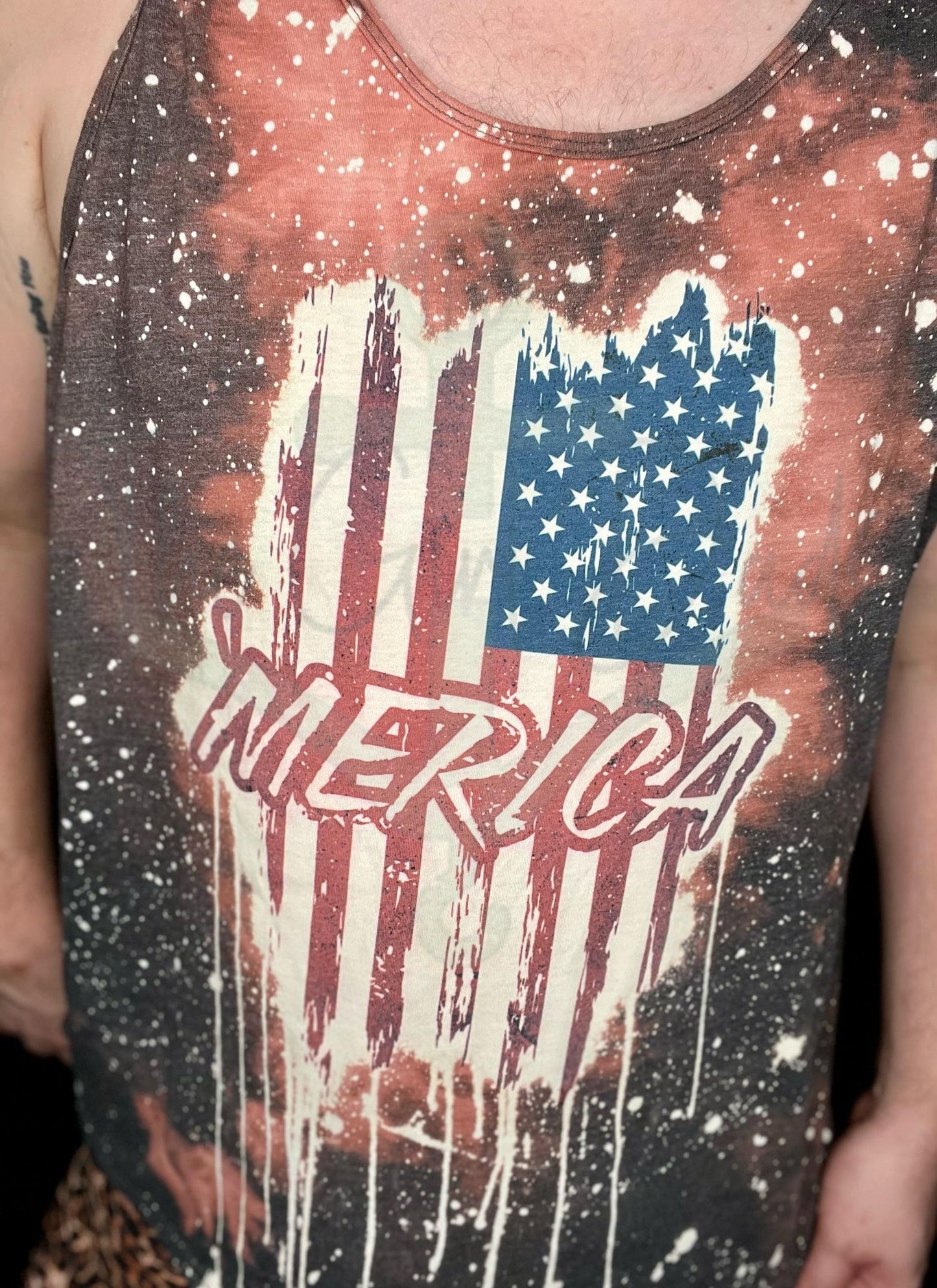 'Merica Flag Top Design