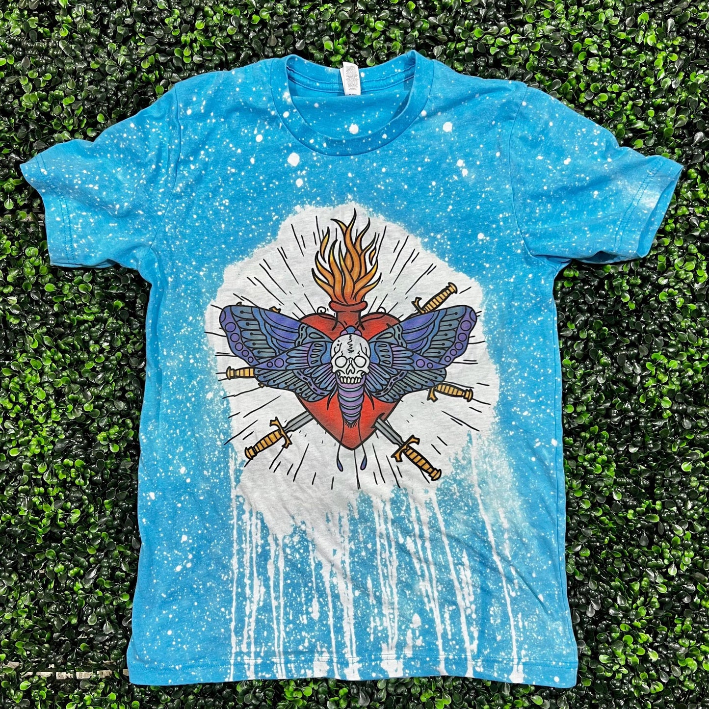 Moth Heart Top Design