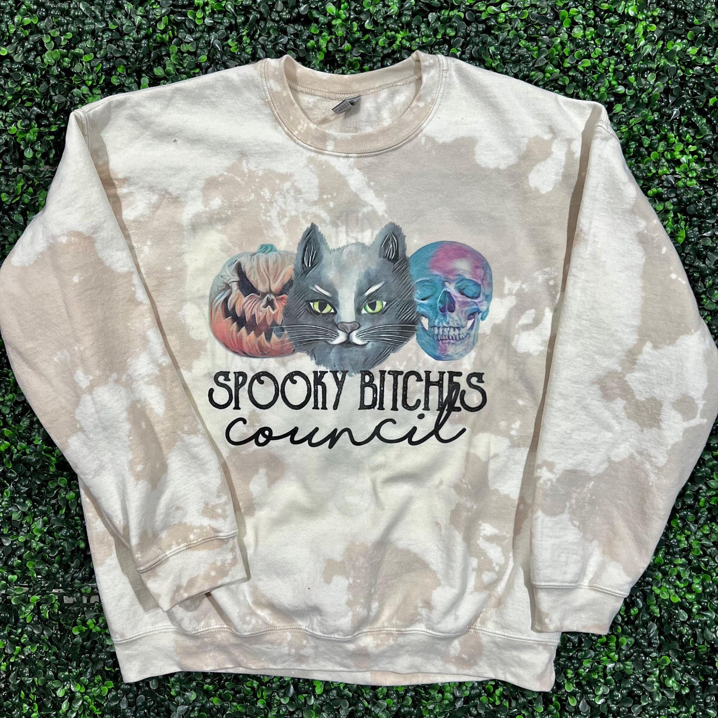 Spooky Bitches Council Top Design