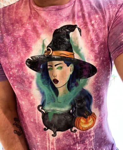 Bad Ass Witch Top Design