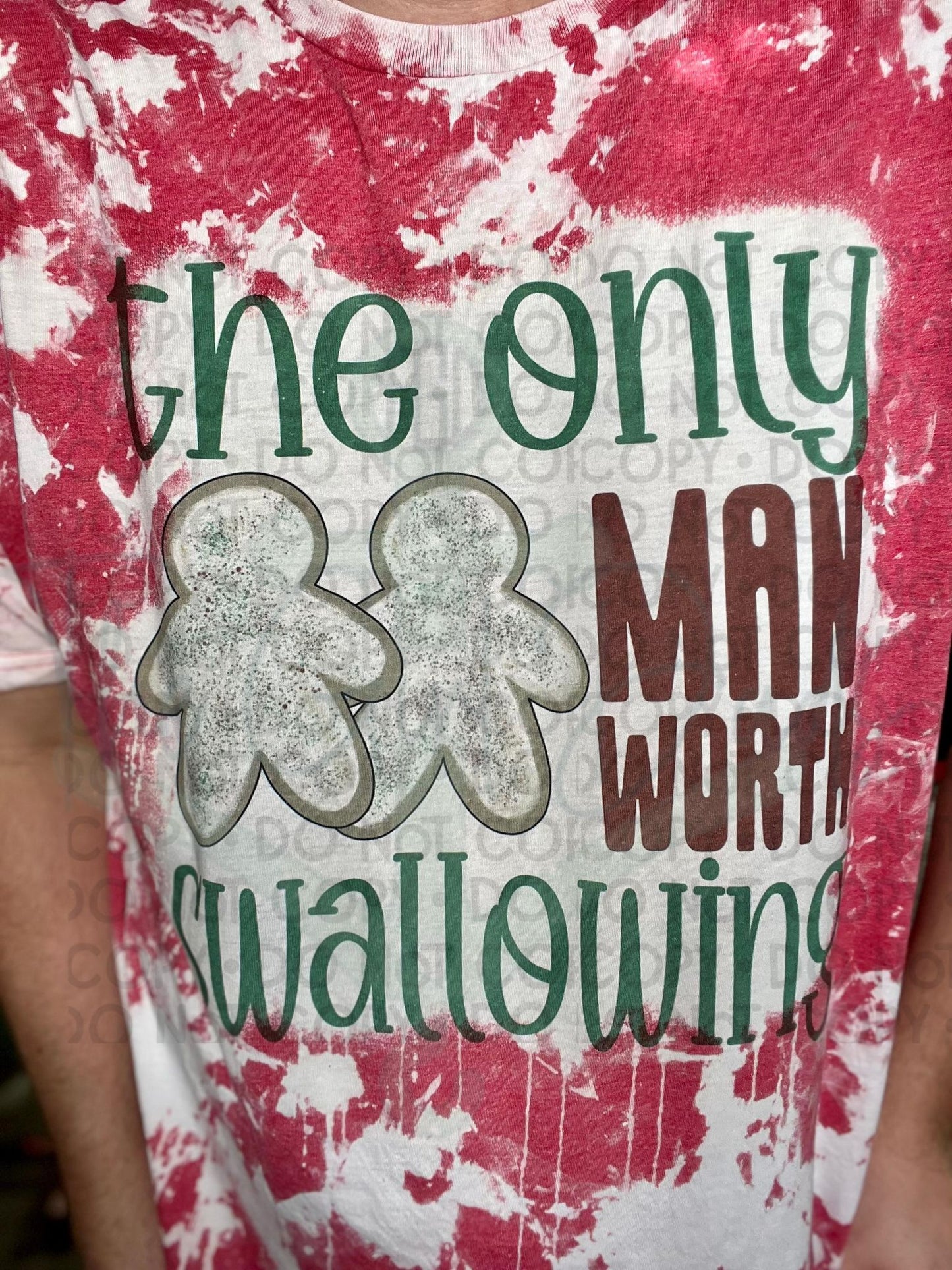 Only Man Worth Swallowing Top Design