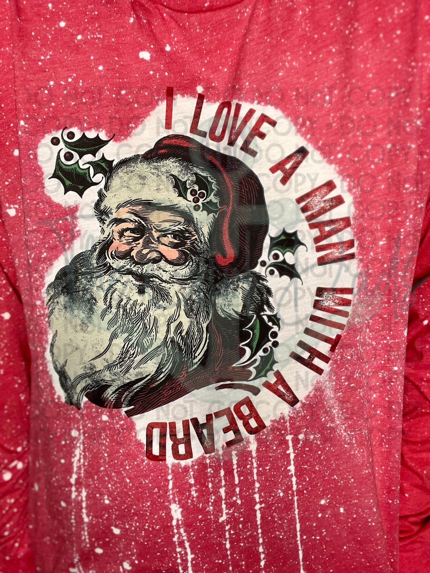 I Love a Man with a Beard Top Design