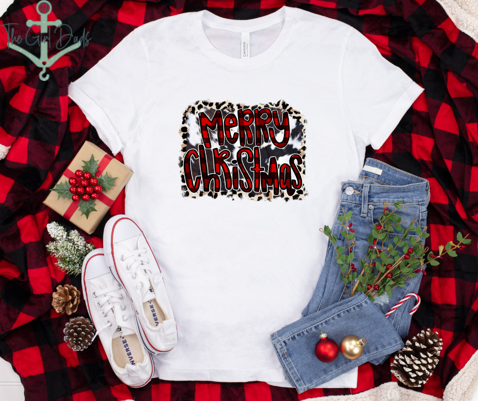 Merry Christmas (Leopard) Top Design