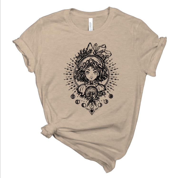 Crystal Moon Girl Top Design