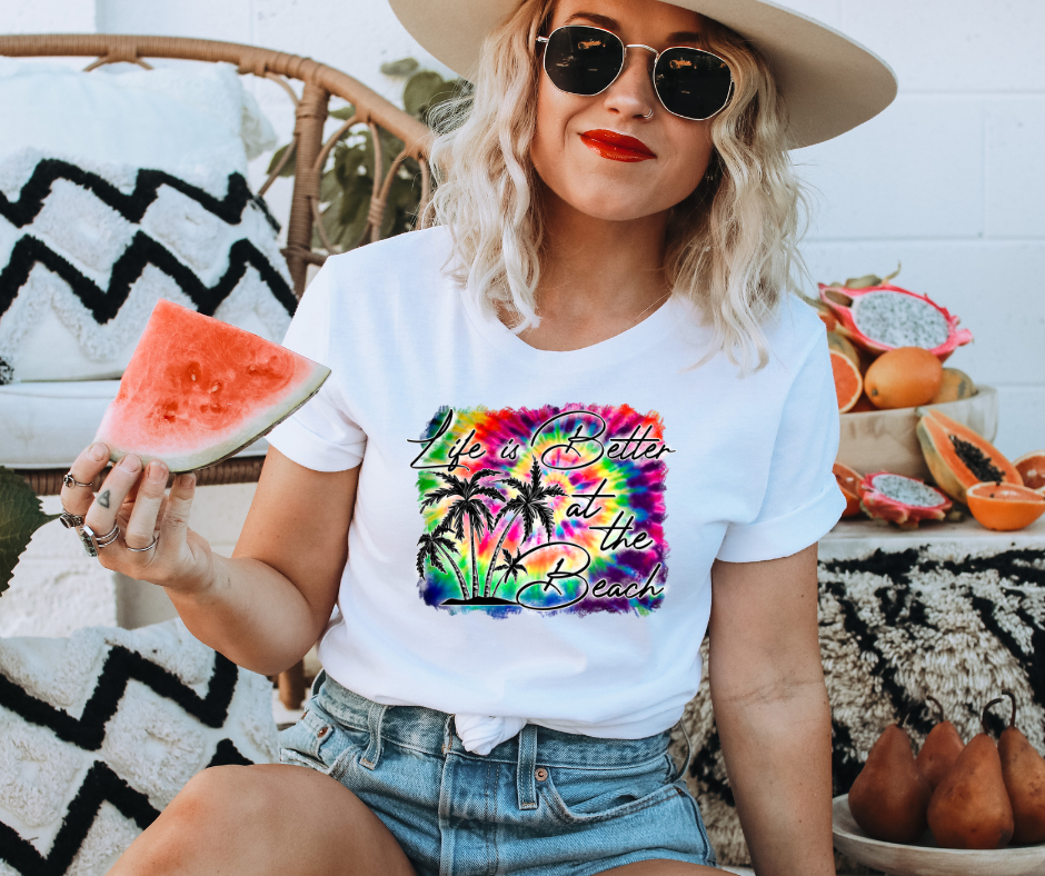 Life is Better at the Beach Top Design