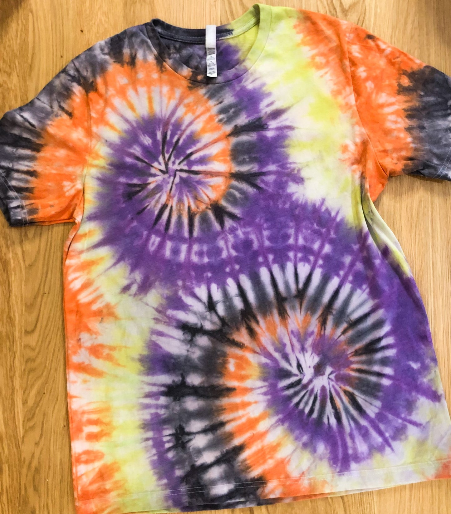 Pre-Order: Halloween Double Spiral Tie Dye