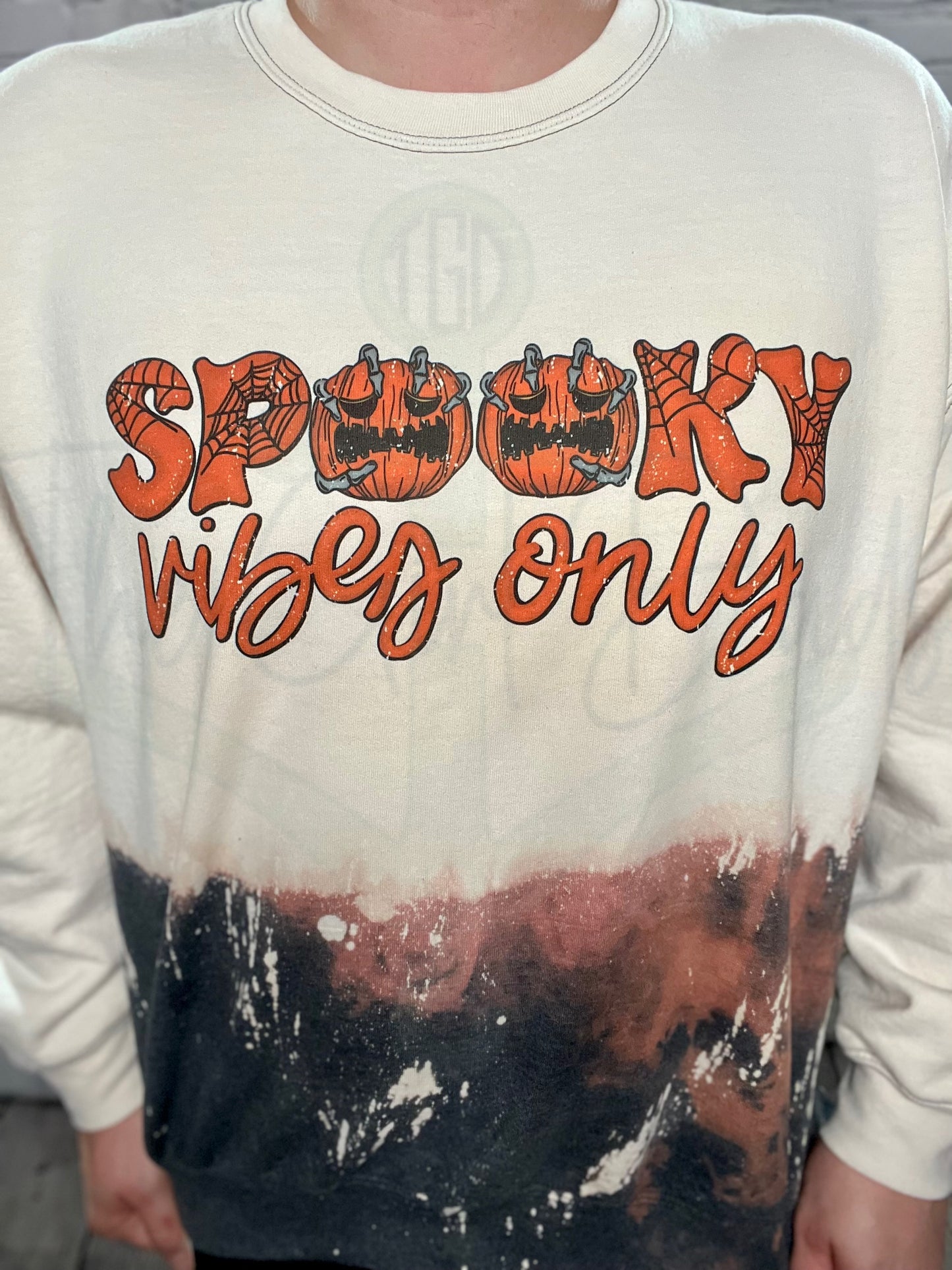Spooky Vibes Only Top Design