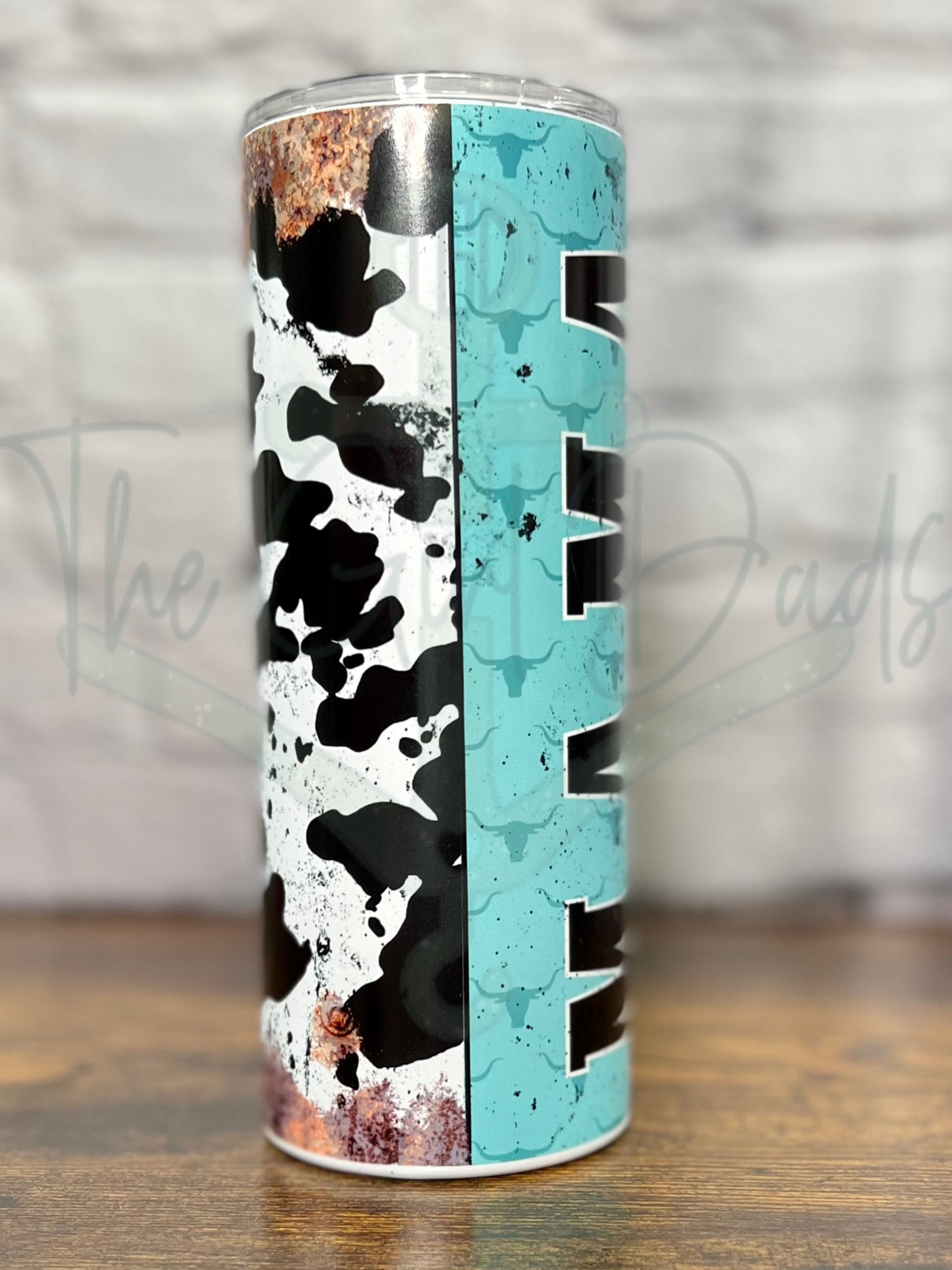 Mama Cow Print Drinkware