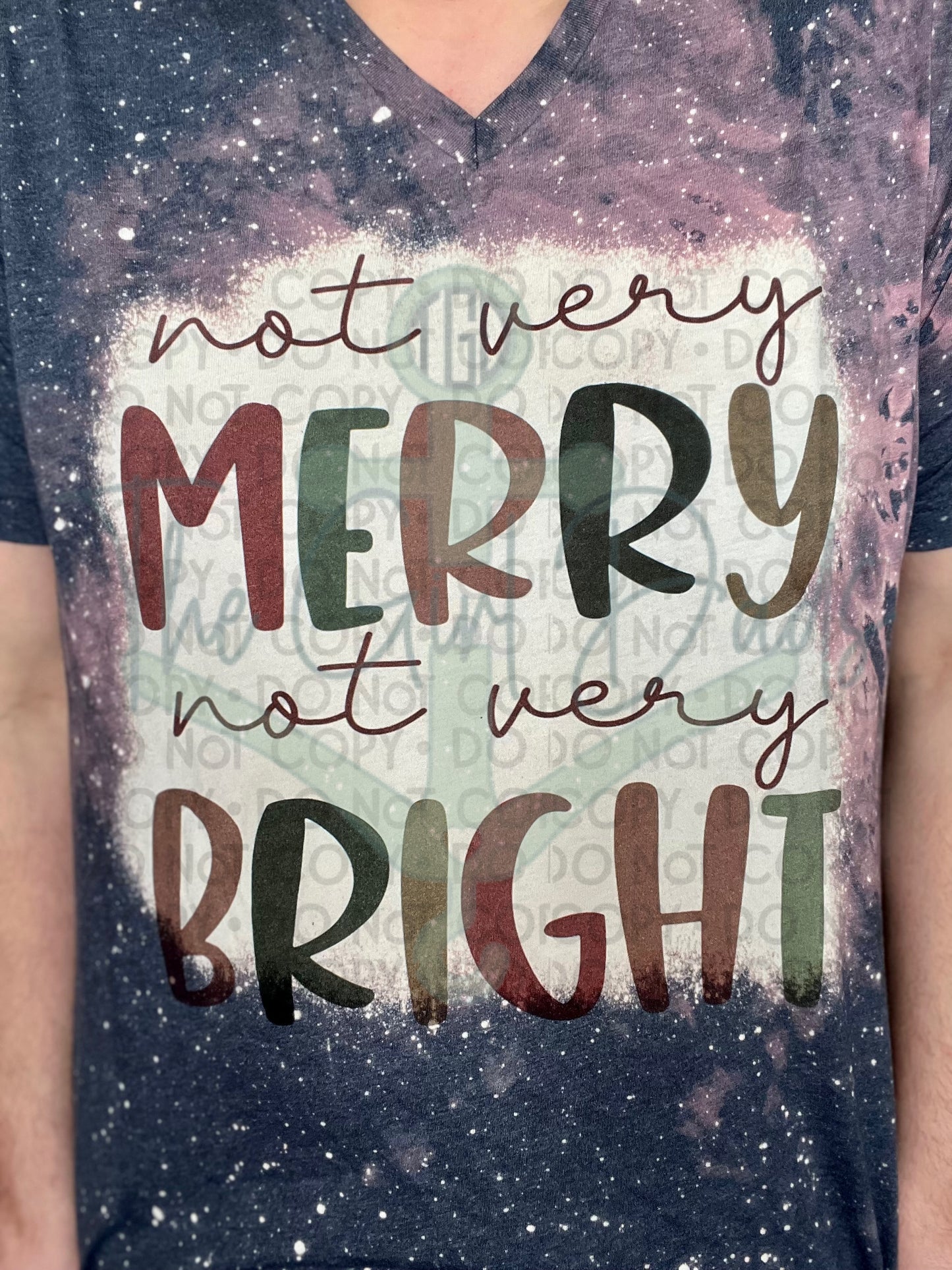 Not Very Merry Not Very Bright Top Design
