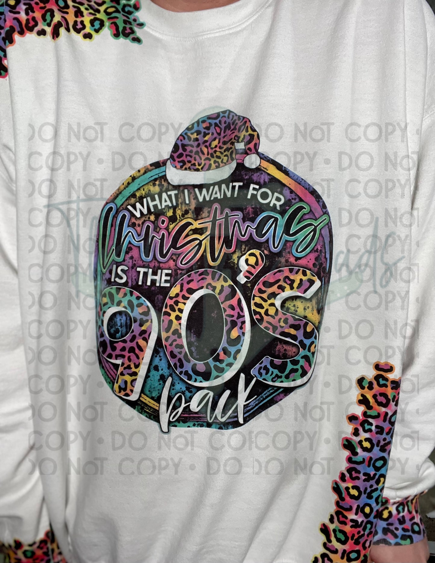 What I Want For Christmas Is The 90's Back Sweat-Set