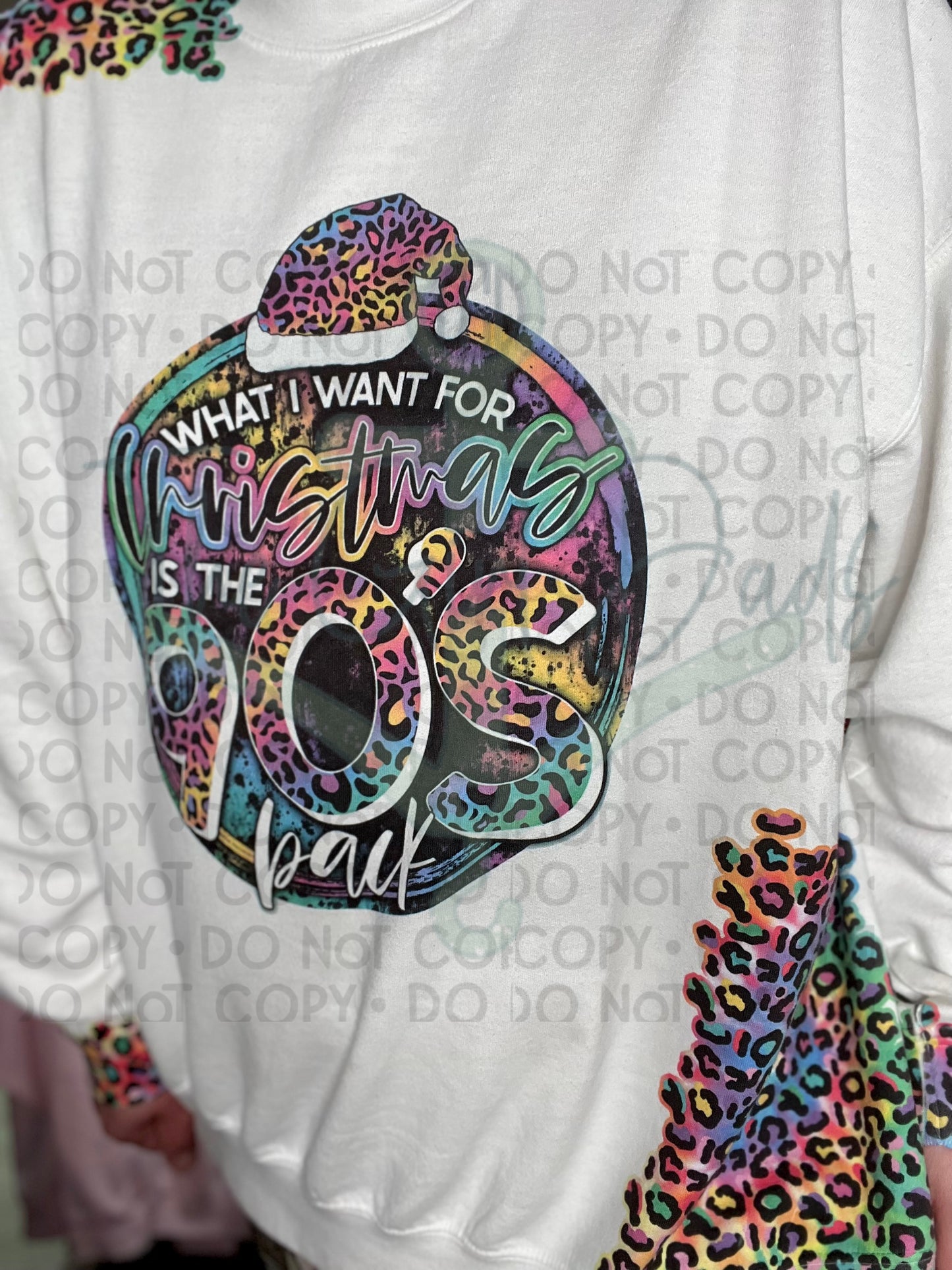 What I Want For Christmas Is The 90's Back Sweat-Set