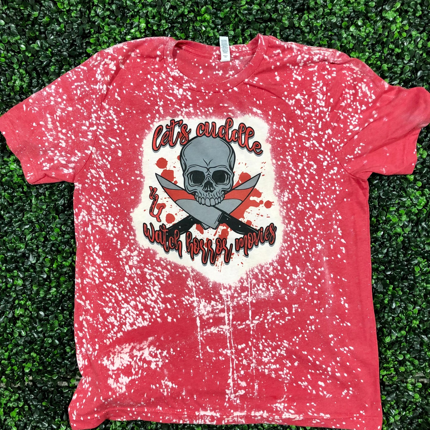 Let's Cuddle and Watch Horror Movies Top Design