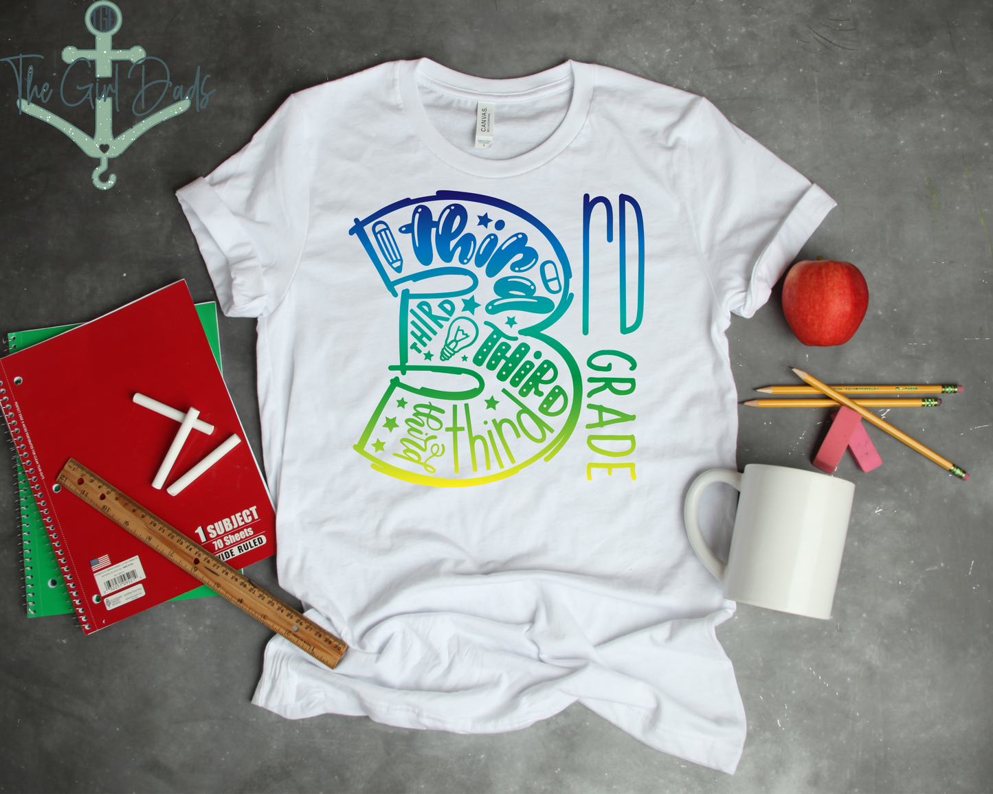 Colorful Grade (Pre-K to 8th Grade) Tee