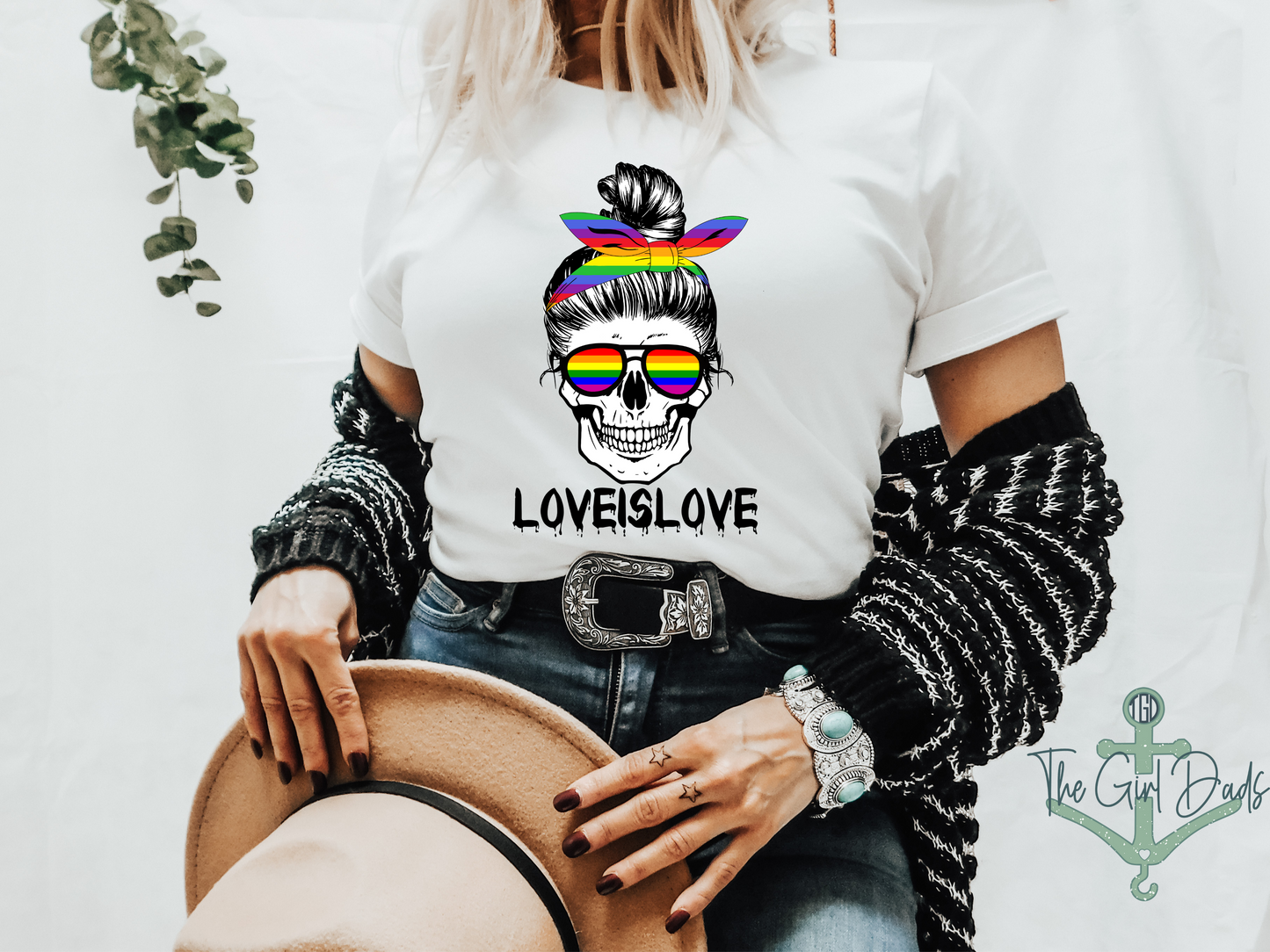Love is Love Skull Top Design