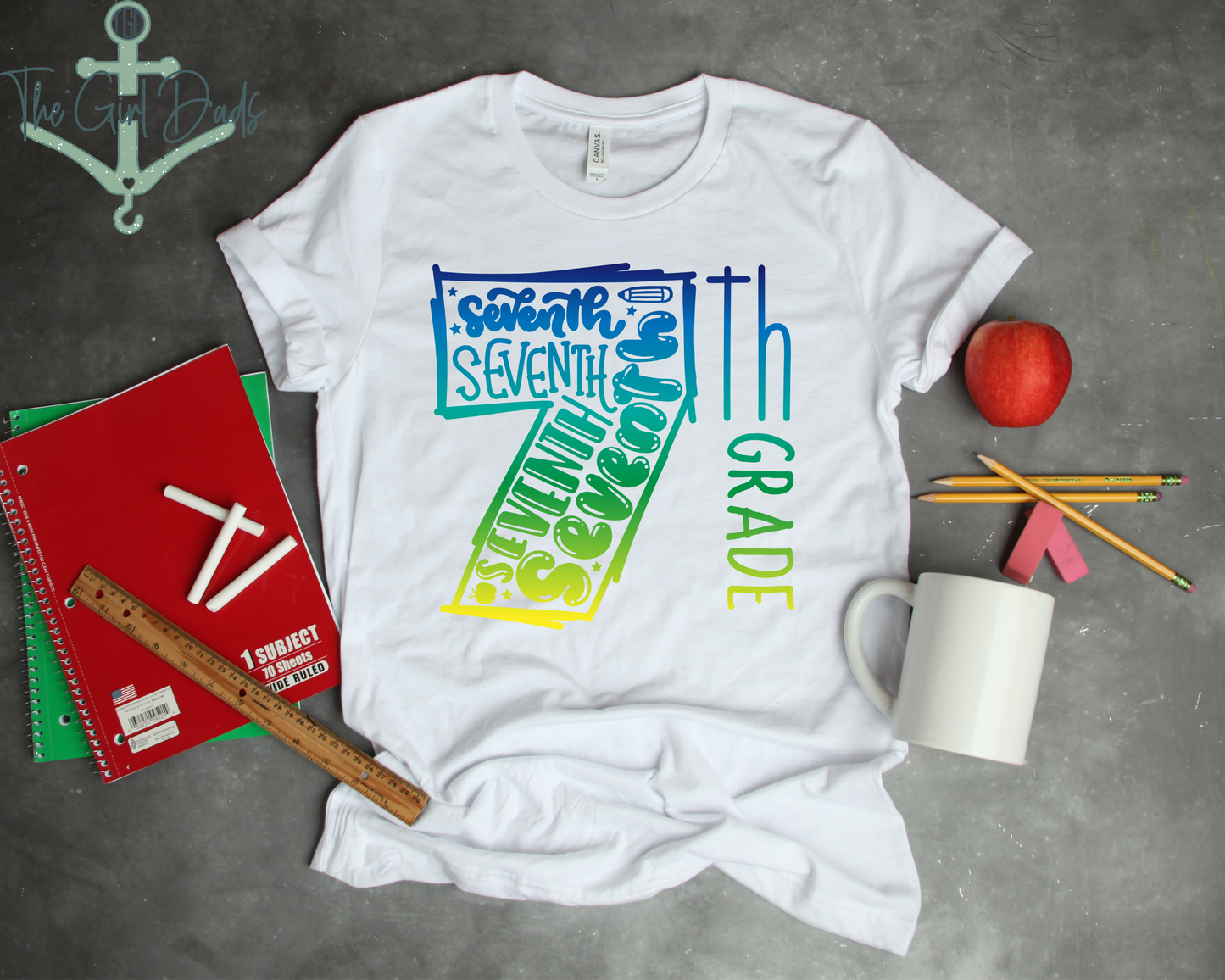Colorful Grade (Pre-K to 8th Grade) Tee