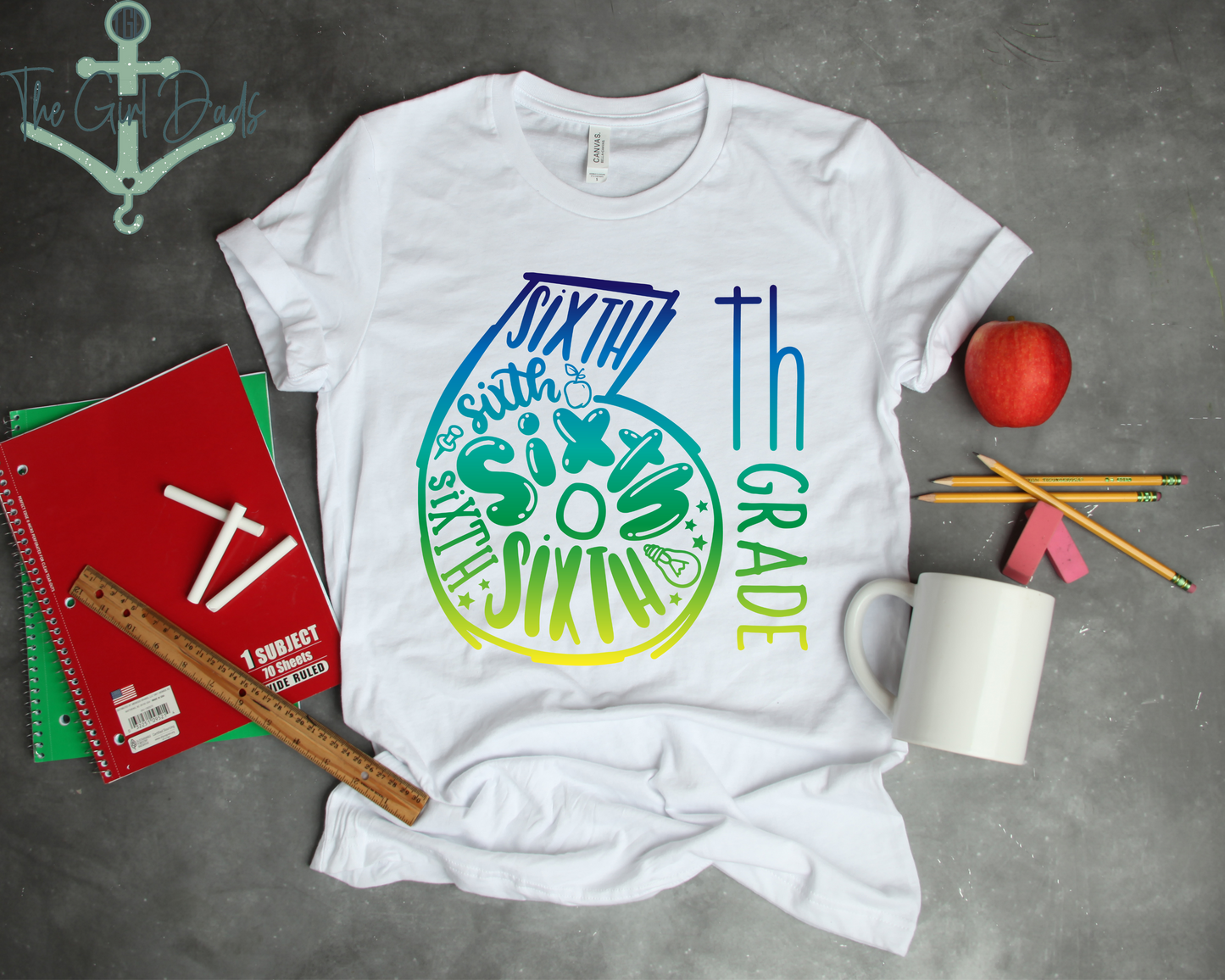 Colorful Grade (Pre-K to 8th Grade) Tee