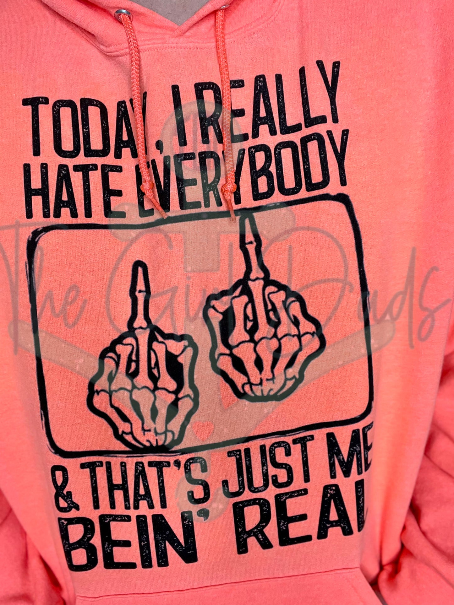 I Really Hate Everybody Top Design