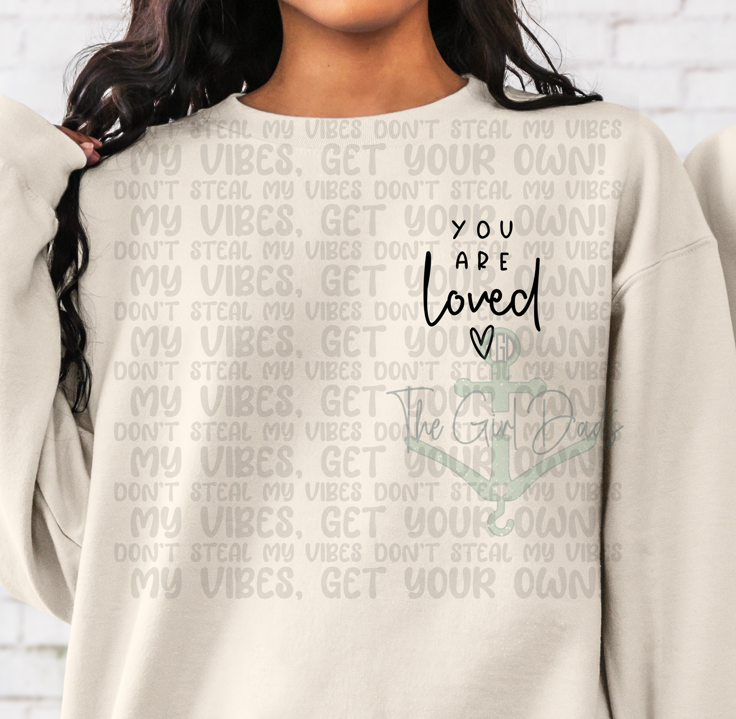 Dear Person Behind Me You are Loved Front and Back Top Design