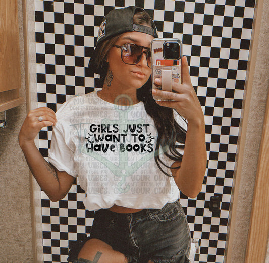 Girls Just Want To Have Books Top Design