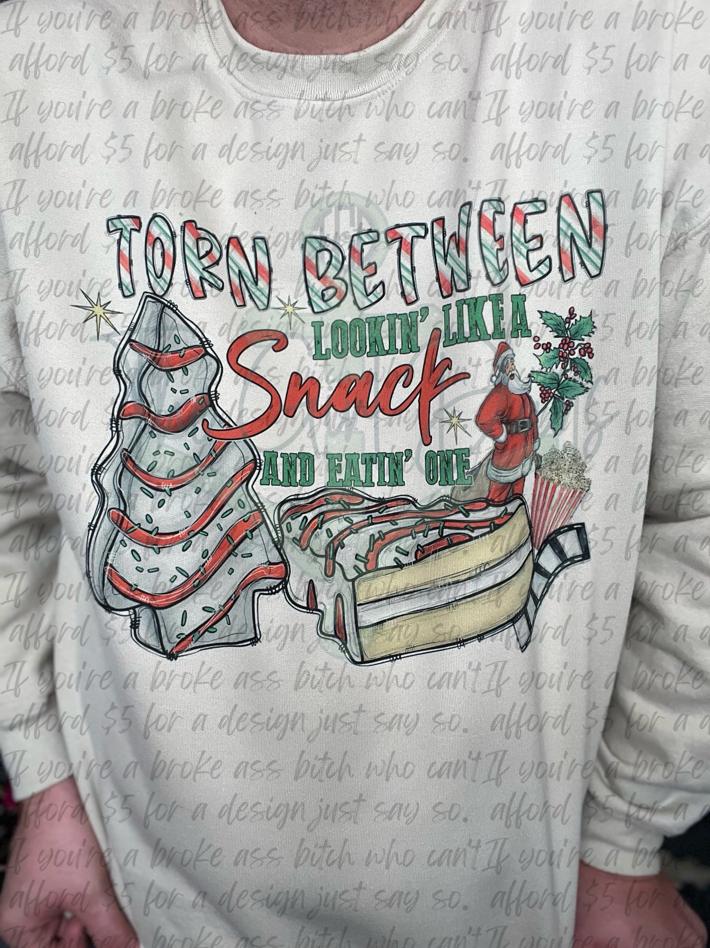 Torn Between Snack Top Design
