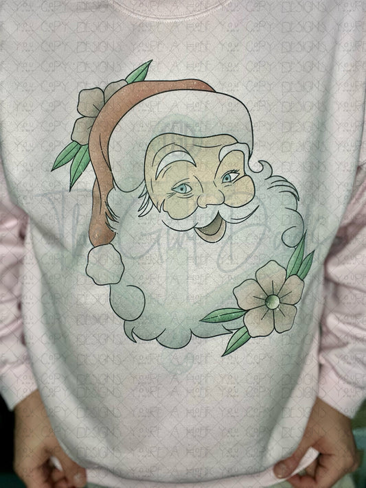 Vintage Santa Top Design