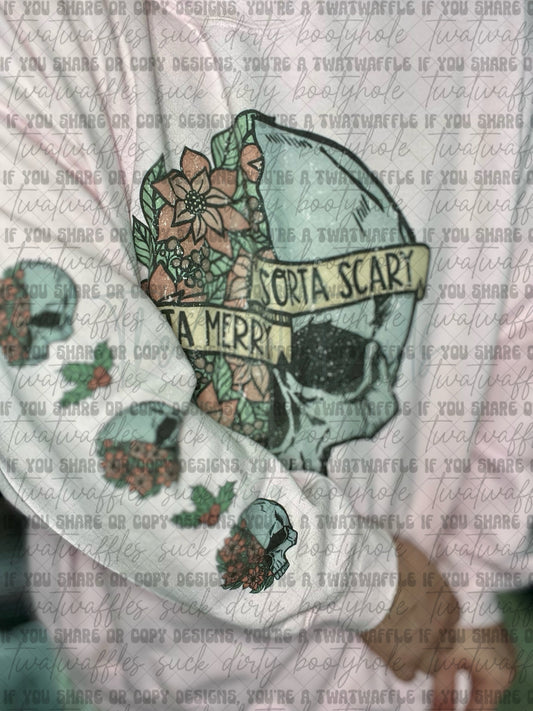 Sorta Merry Sorta Scary Top Design