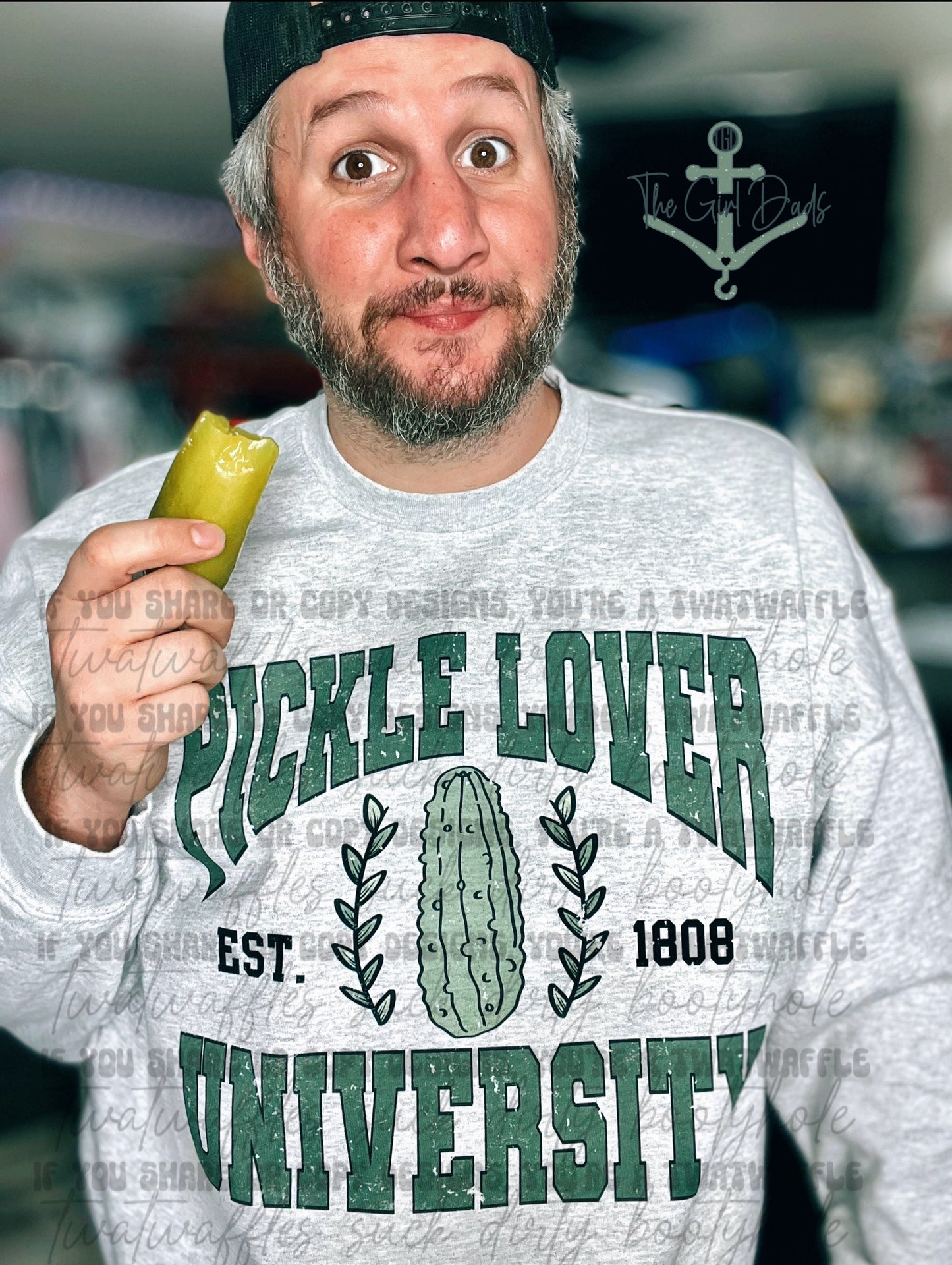 Pickle Lover University Top Design