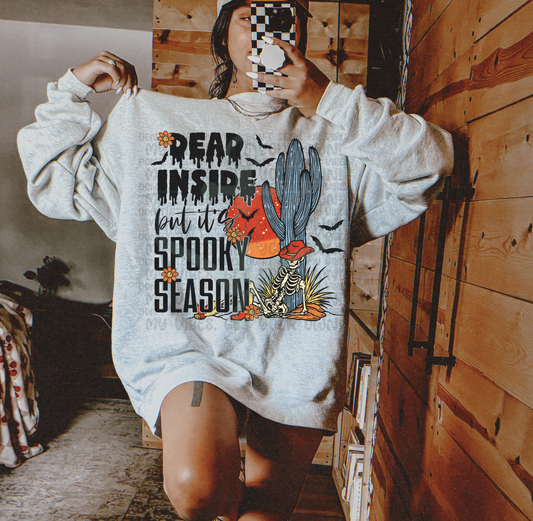 Dead Inside But It’s Spooky Season Cactus Top Design