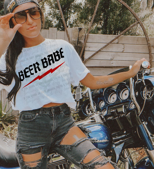 Beer Babe Top Design