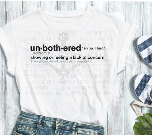 Unbothered Top Design