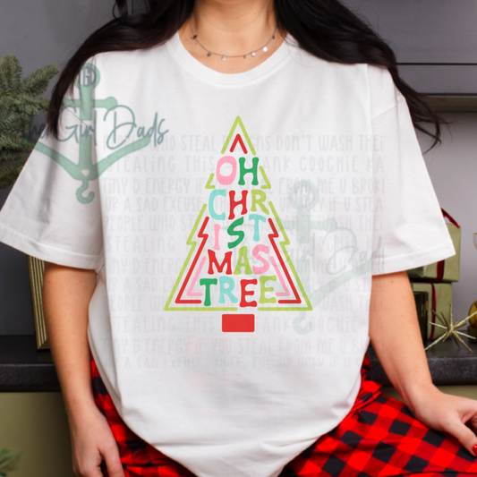 Oh Christmas Tree Top Design