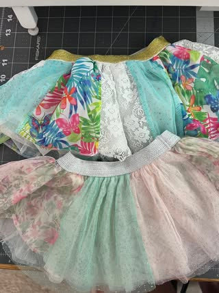 0-3+ Month tulled skirts, never worn