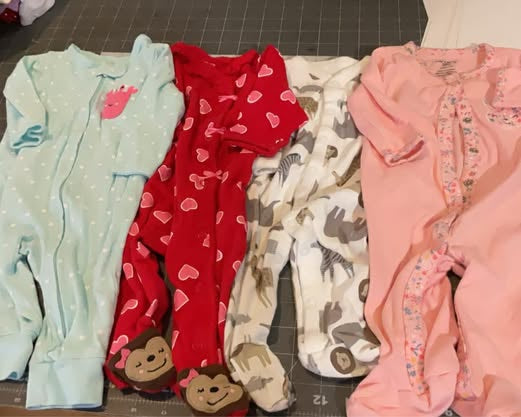 3 month bundle pjs 4 pairs