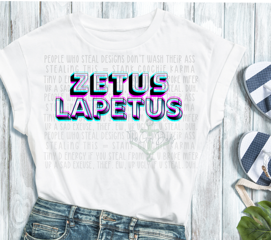 Zetus Lapetus Top Design