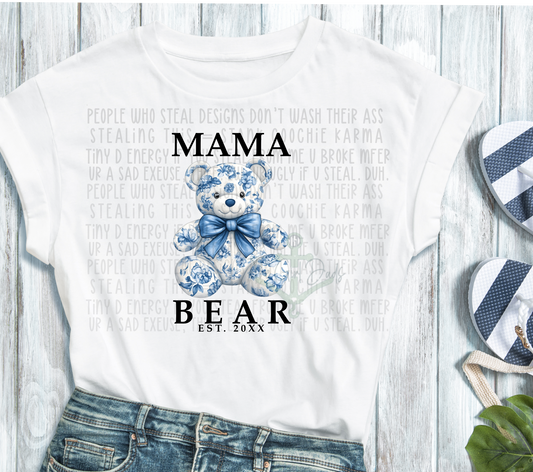 Mama Bear Top Design