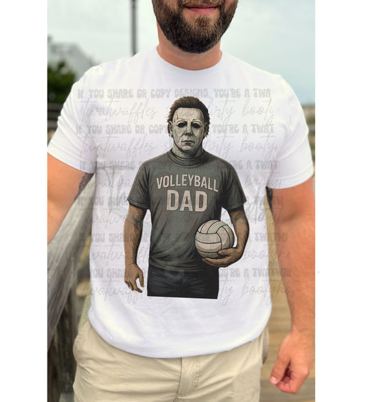 Michael Volleyball Dad Top Design