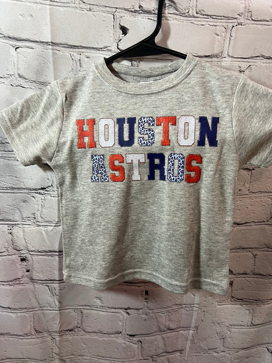 6-12 M RTS Houston Baseball Gray Tee